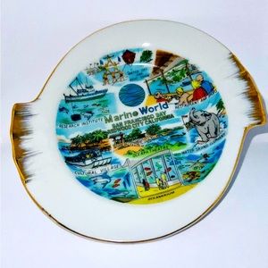 San Francisco Bay Marine World trinket dish